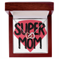To Mom Super Mom Design Inseparable Necklace-Express Your Love Gifts