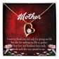 To Mom Thank You Mother Forever Necklace w Message Card-Express Your Love Gifts
