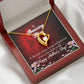 To Mom The Most Caring Forever Necklace w Message Card-Express Your Love Gifts