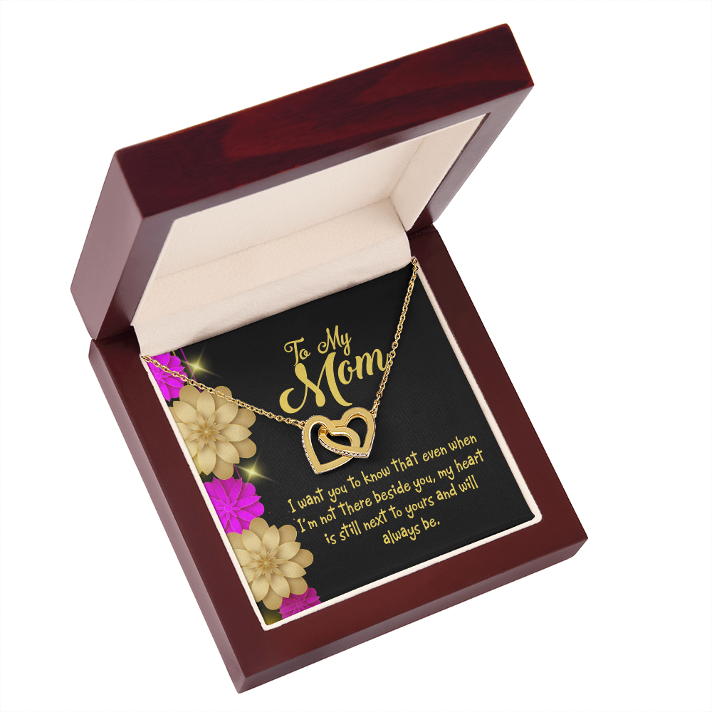 To Mom There Beside You Inseparable Necklace-Express Your Love Gifts