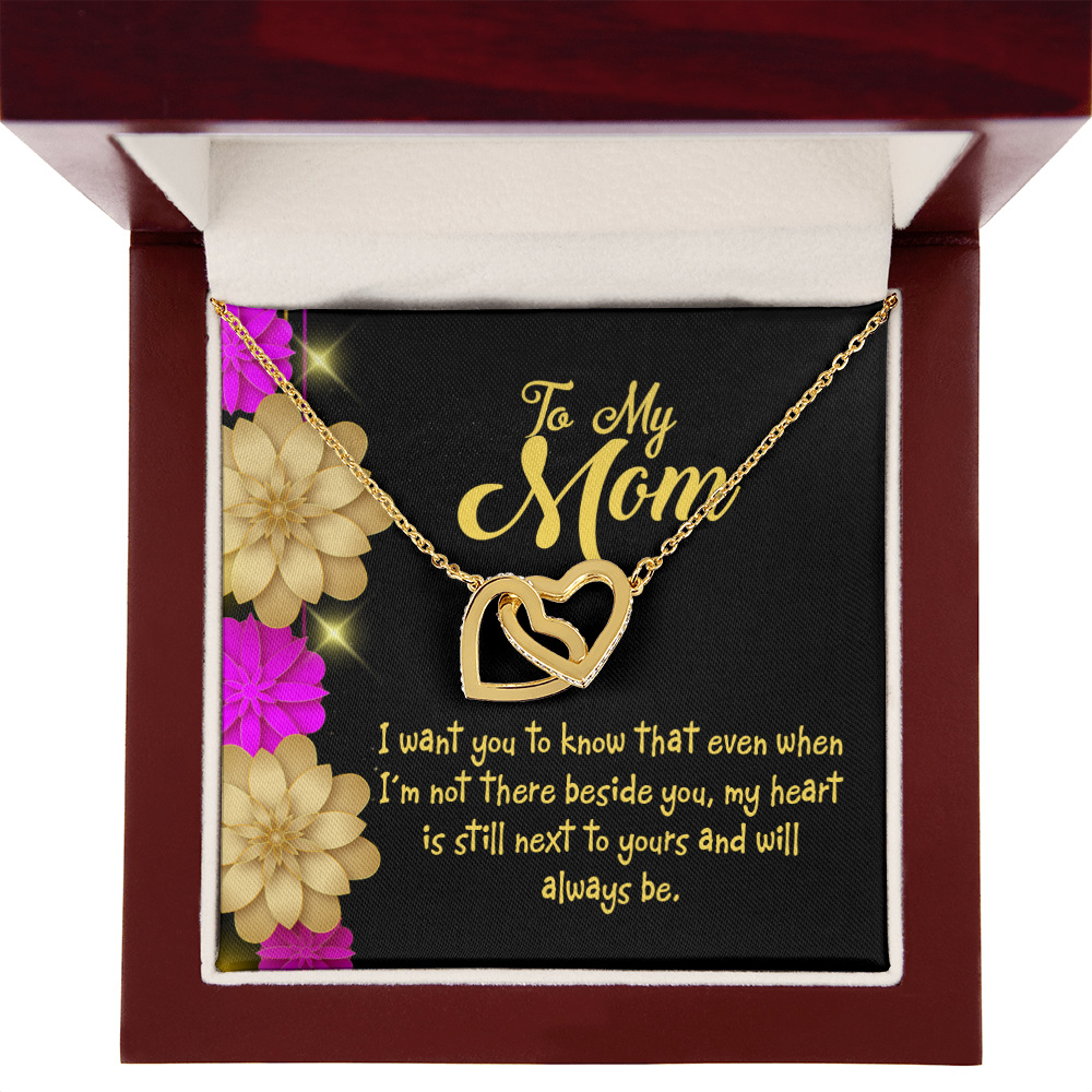 To Mom There Beside You Inseparable Necklace-Express Your Love Gifts