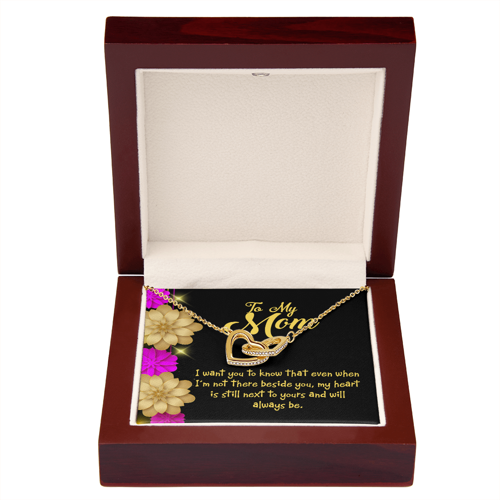 To Mom There Beside You Inseparable Necklace-Express Your Love Gifts