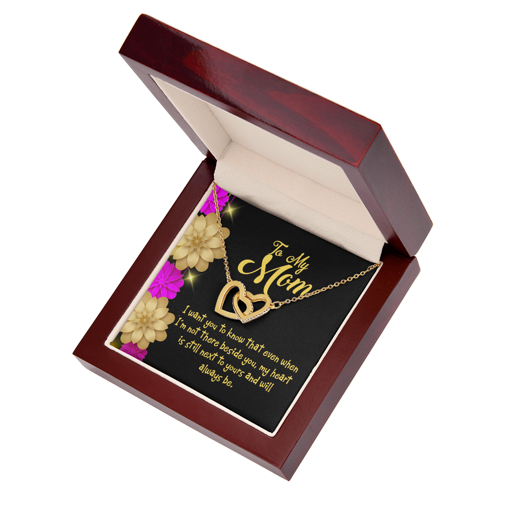 To Mom There Beside You Inseparable Necklace-Express Your Love Gifts