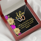 To Mom There Beside You Inseparable Necklace-Express Your Love Gifts