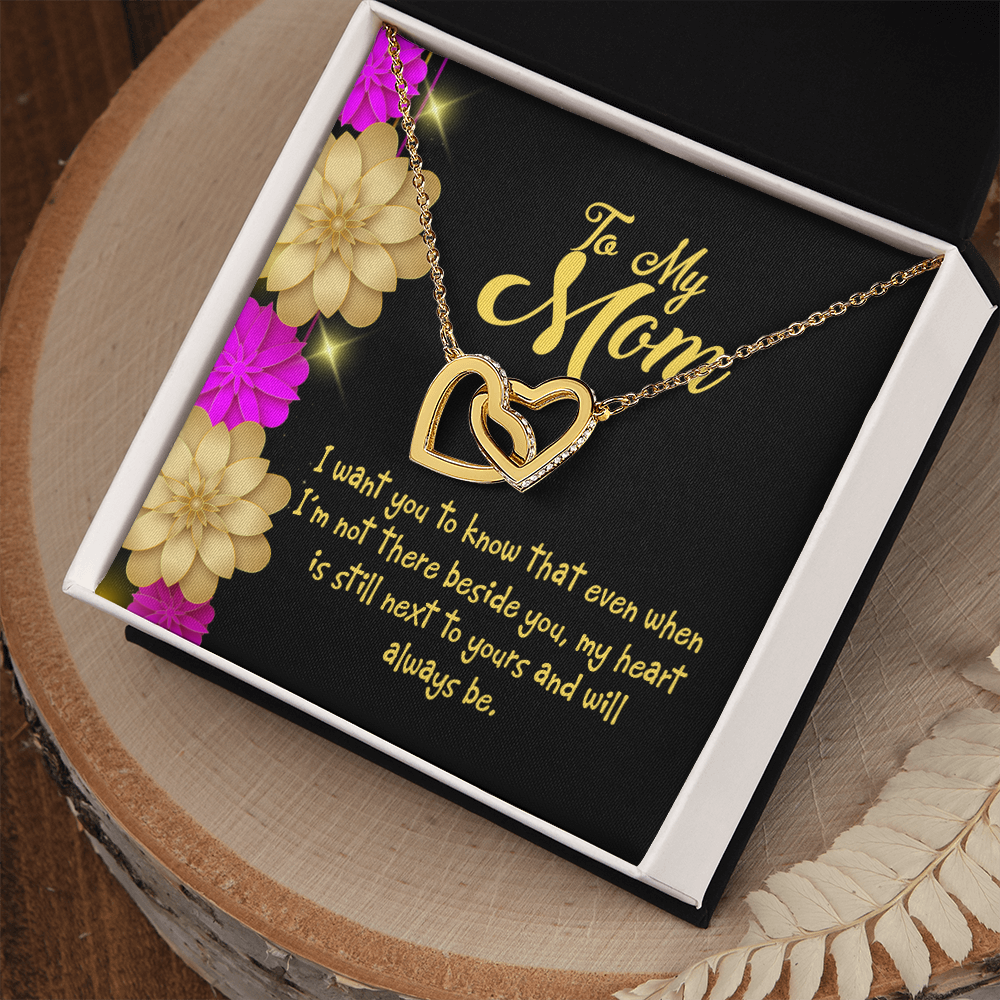 To Mom There Beside You Inseparable Necklace-Express Your Love Gifts