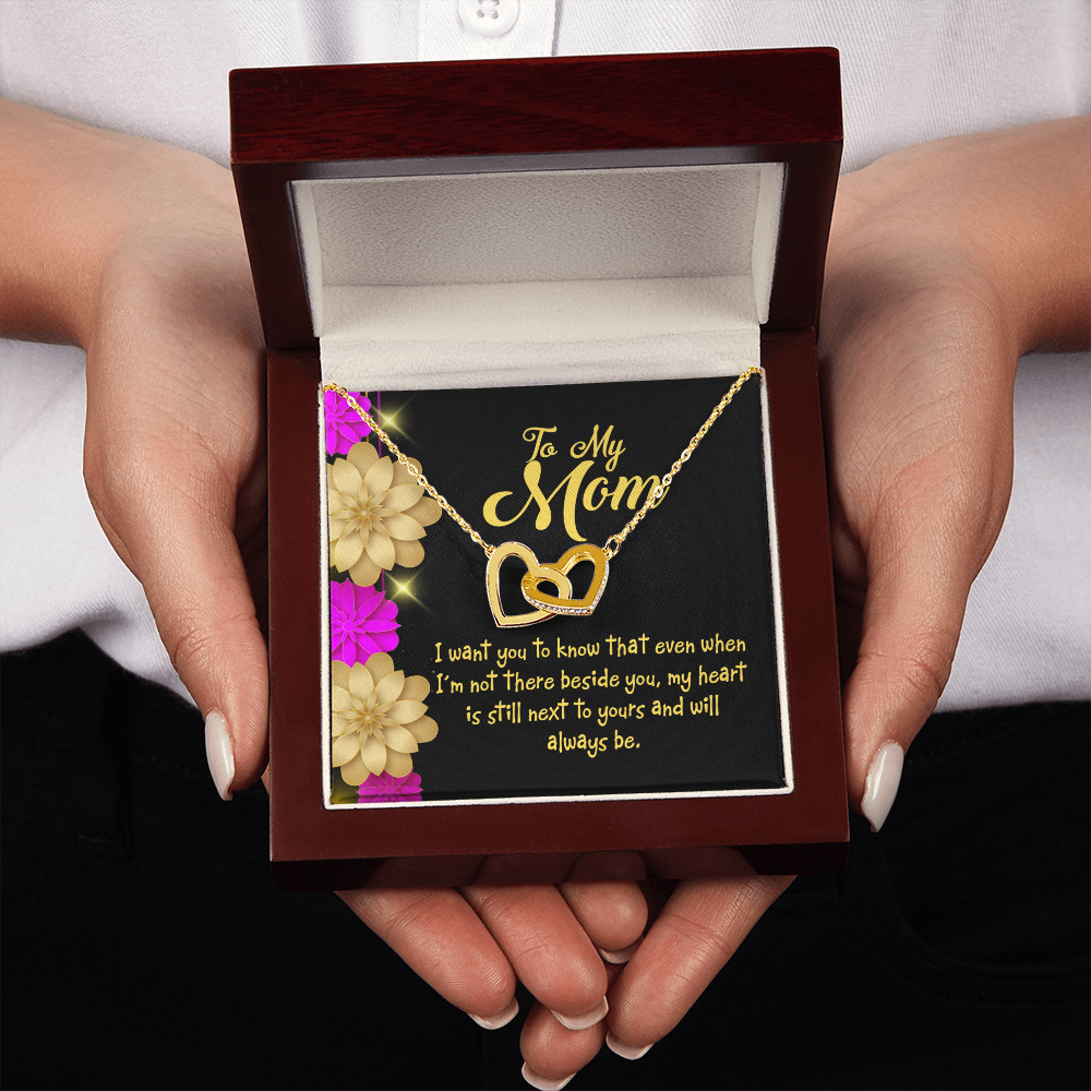 To Mom There Beside You Inseparable Necklace-Express Your Love Gifts