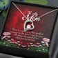 To Mom There is Nothing Forever Necklace w Message Card-Express Your Love Gifts