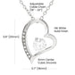 To Mom There is Nothing Forever Necklace w Message Card-Express Your Love Gifts