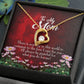 To Mom There is Nothing Forever Necklace w Message Card-Express Your Love Gifts