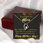 To Mom Thinking of You Forever Necklace w Message Card-Express Your Love Gifts