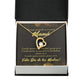 To Mom Thinking of You Spanish Forever Necklace w Message Card-Express Your Love Gifts