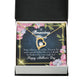 To Mom Today Special Day Forever Necklace w Message Card-Express Your Love Gifts