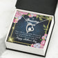 To Mom Today Special Day Forever Necklace w Message Card-Express Your Love Gifts