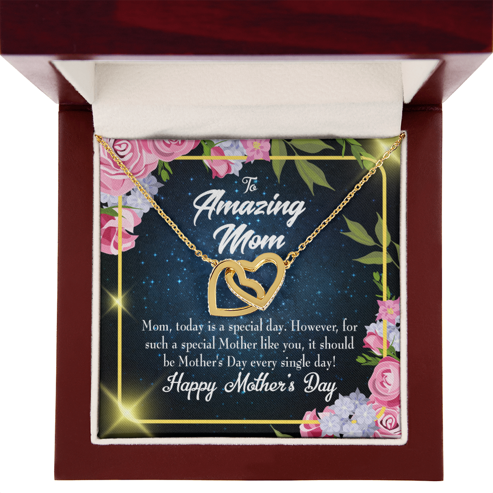 To Mom Today Special Day Inseparable Necklace-Express Your Love Gifts