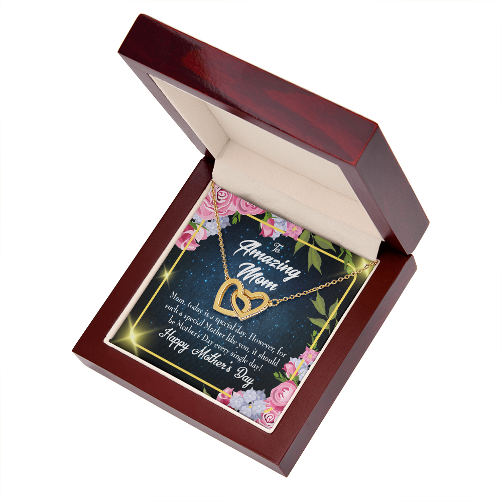 To Mom Today Special Day Inseparable Necklace-Express Your Love Gifts