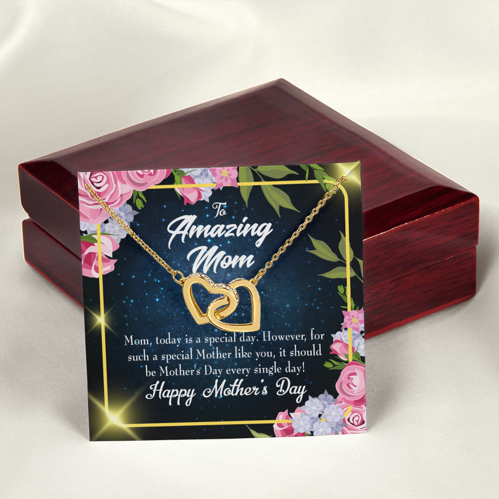 To Mom Today Special Day Inseparable Necklace-Express Your Love Gifts