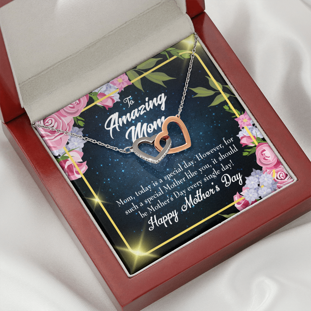 To Mom Today Special Day Inseparable Necklace-Express Your Love Gifts