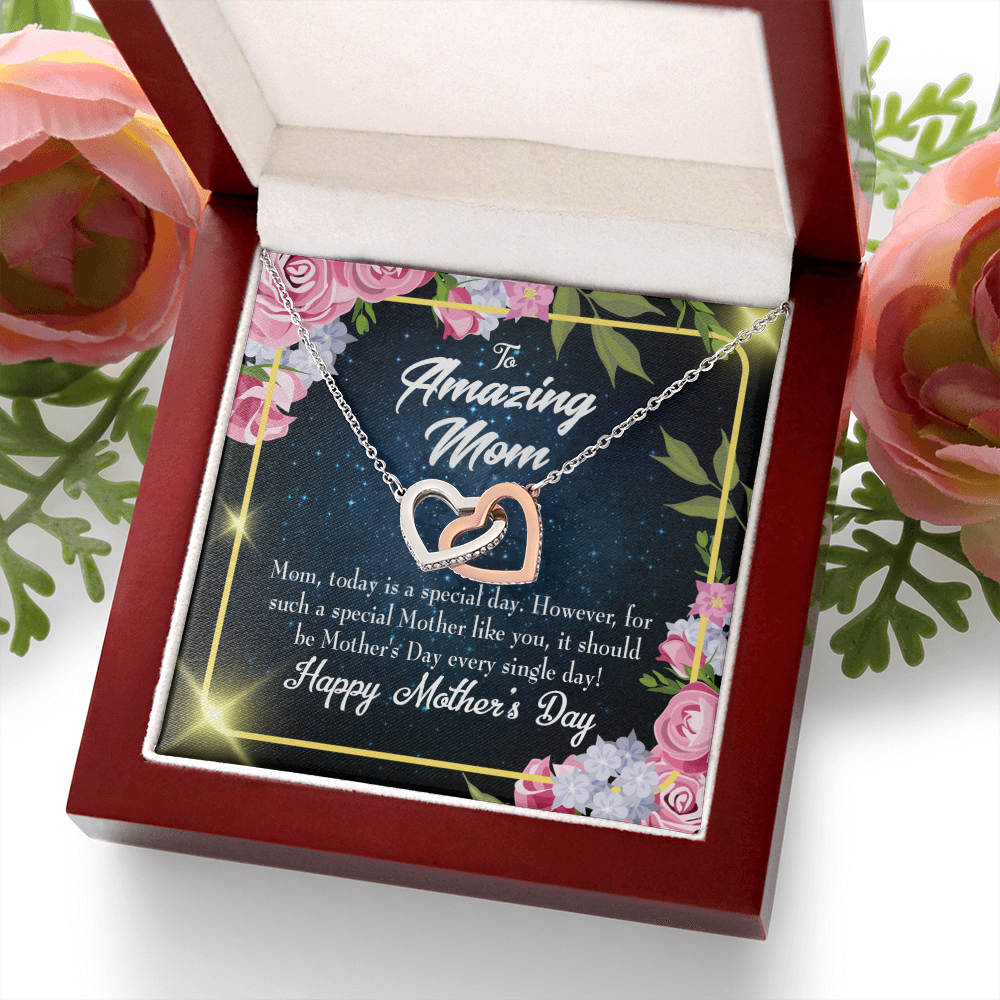To Mom Today Special Day Inseparable Necklace-Express Your Love Gifts