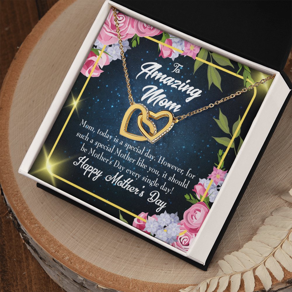 To Mom Today Special Day Inseparable Necklace-Express Your Love Gifts
