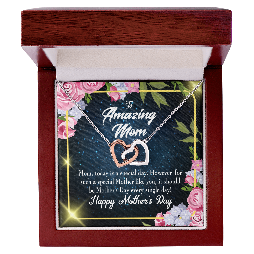To Mom Today Special Day Inseparable Necklace-Express Your Love Gifts
