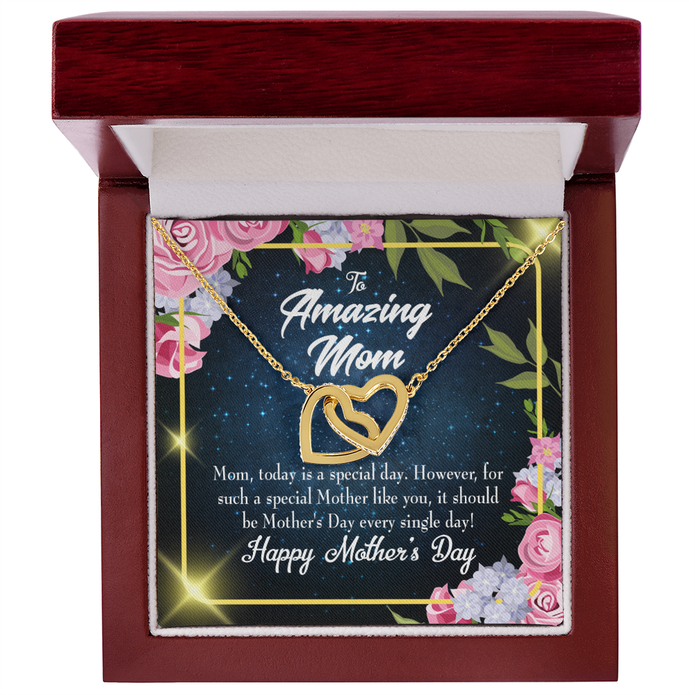 To Mom Today Special Day Inseparable Necklace-Express Your Love Gifts