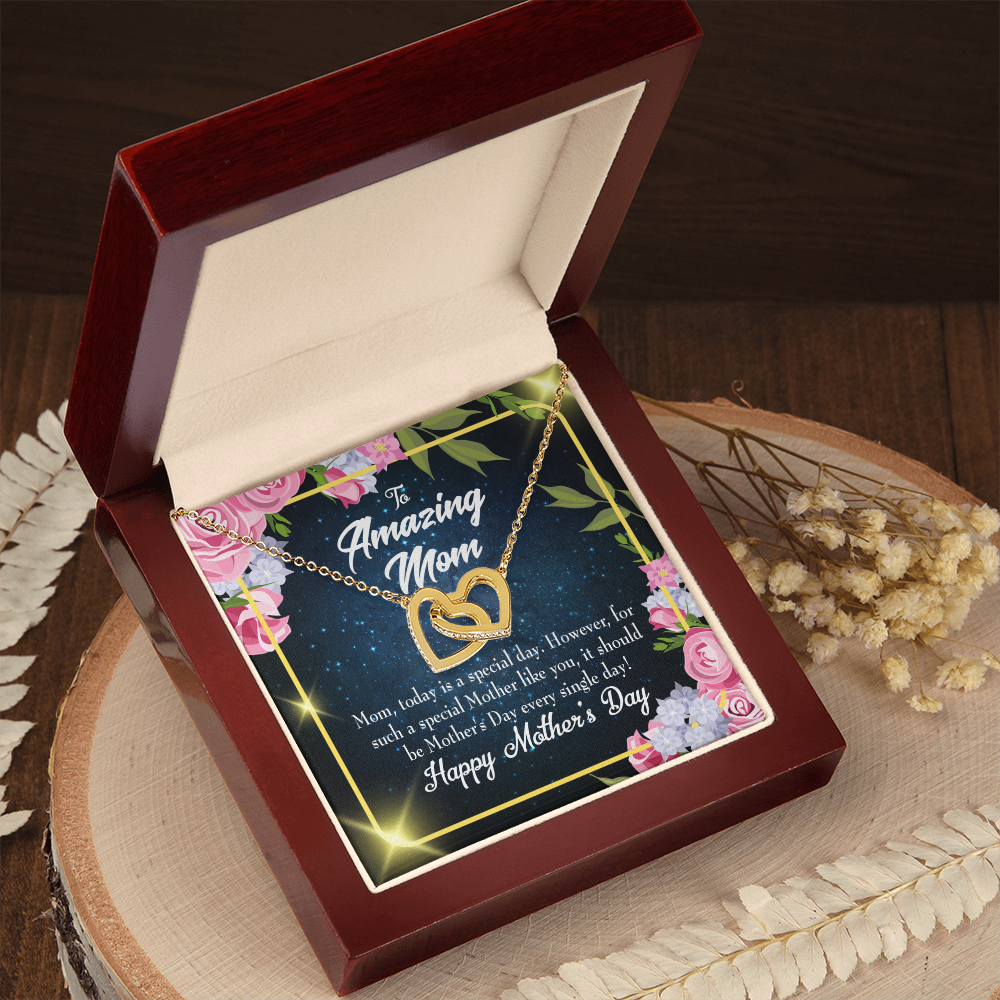 To Mom Today Special Day Inseparable Necklace-Express Your Love Gifts