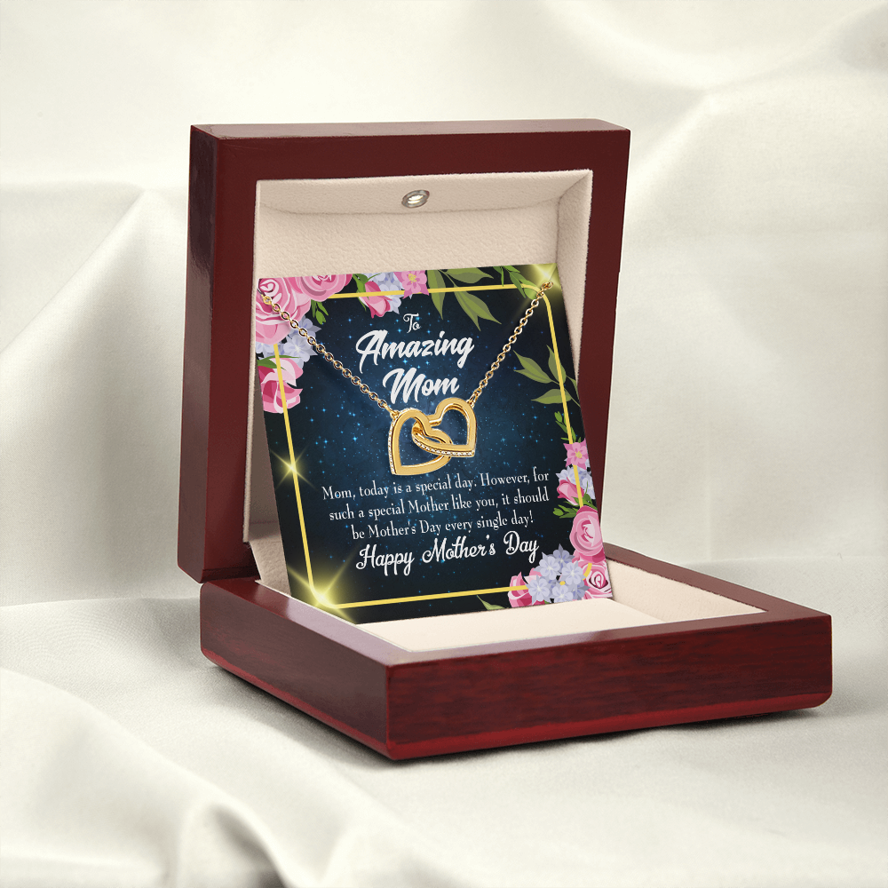 To Mom Today Special Day Inseparable Necklace-Express Your Love Gifts