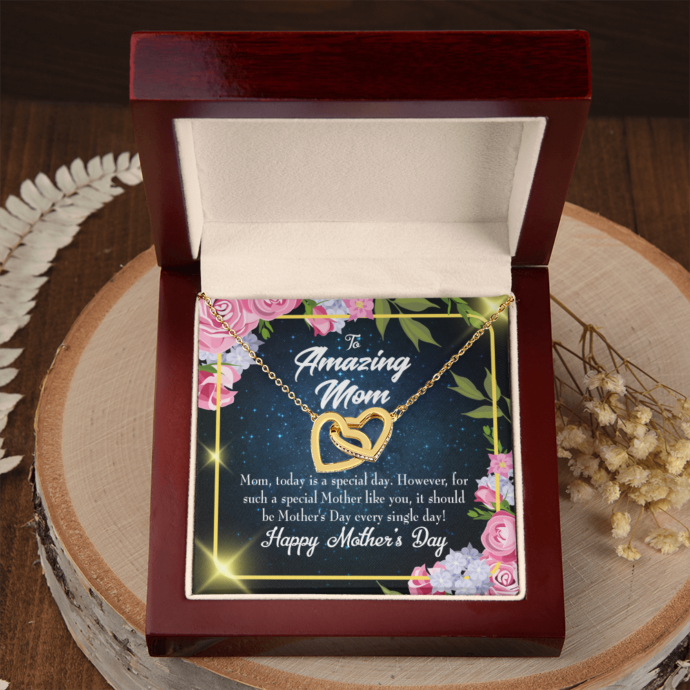 To Mom Today Special Day Inseparable Necklace-Express Your Love Gifts