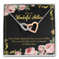 To Mom Very Happiest Inseparable Necklace-Express Your Love Gifts