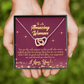 To Mom Who Never Judged Inseparable Necklace-Express Your Love Gifts
