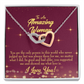 To Mom Who Never Judged Inseparable Necklace-Express Your Love Gifts