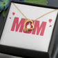 To Mom Wife Mum Boss Forever Necklace w Message Card-Express Your Love Gifts