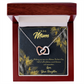To Mom Wishing a Lifetime Inseparable Necklace-Express Your Love Gifts