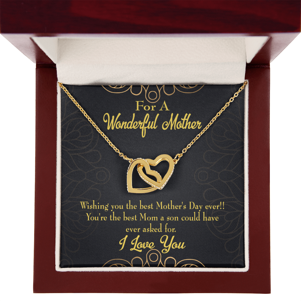To Mom Wishing You Inseparable Necklace-Express Your Love Gifts