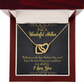 To Mom Wishing You Inseparable Necklace-Express Your Love Gifts