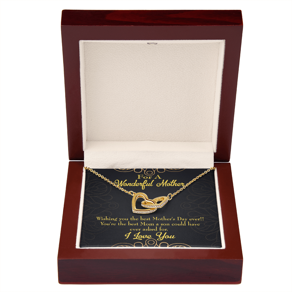 To Mom Wishing You Inseparable Necklace-Express Your Love Gifts
