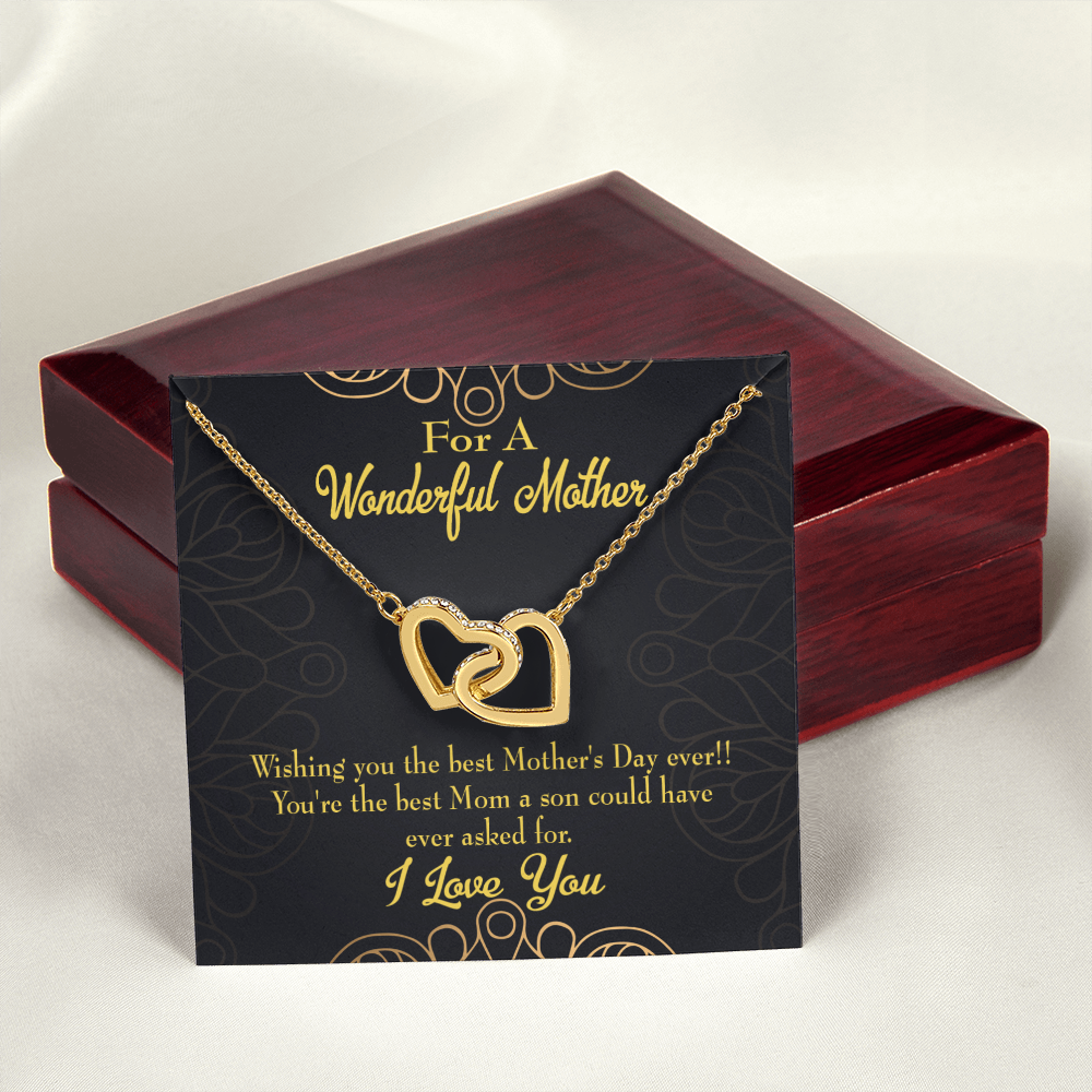 To Mom Wishing You Inseparable Necklace-Express Your Love Gifts