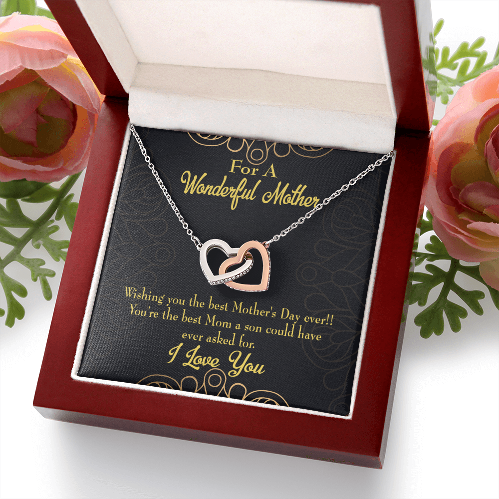 To Mom Wishing You Inseparable Necklace-Express Your Love Gifts