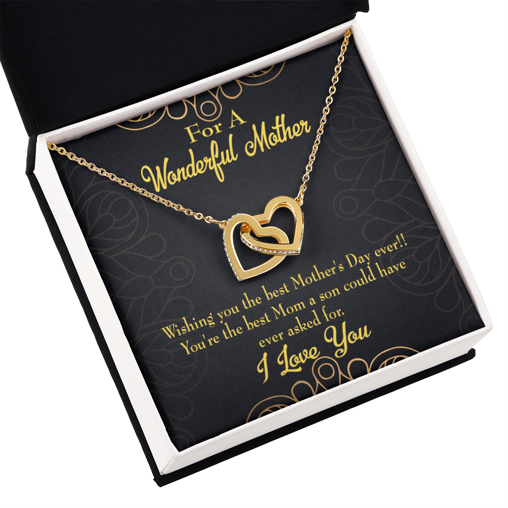 To Mom Wishing You Inseparable Necklace-Express Your Love Gifts
