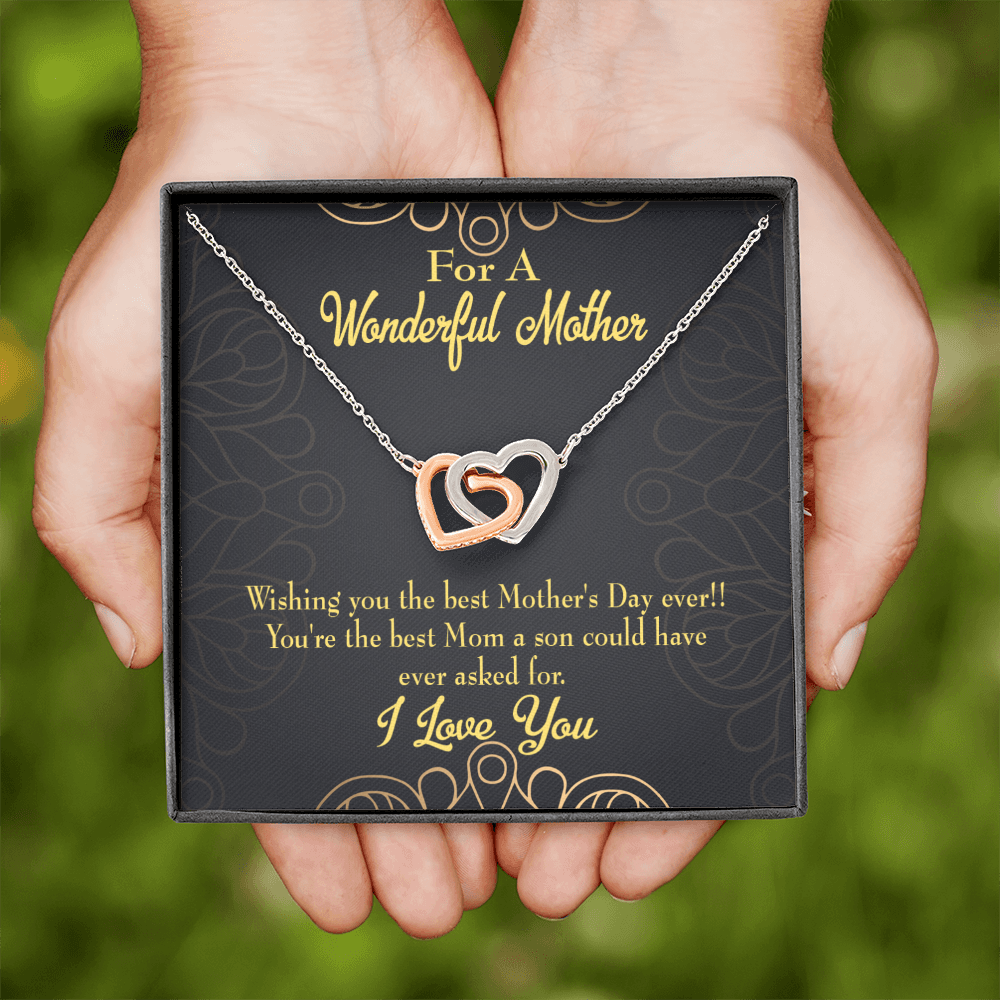 To Mom Wishing You Inseparable Necklace-Express Your Love Gifts