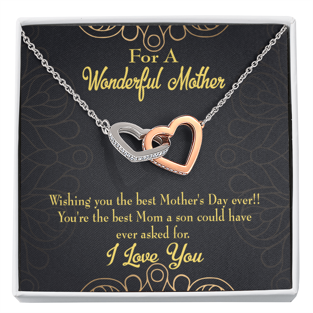 To Mom Wishing You Inseparable Necklace-Express Your Love Gifts