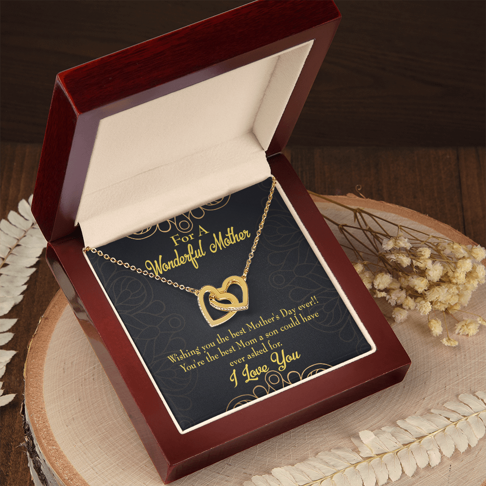 To Mom Wishing You Inseparable Necklace-Express Your Love Gifts