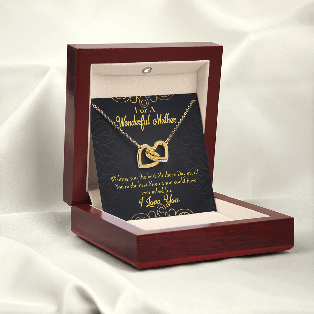 To Mom Wishing You Inseparable Necklace-Express Your Love Gifts