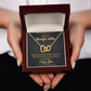 To Mom Wishing You Inseparable Necklace-Express Your Love Gifts