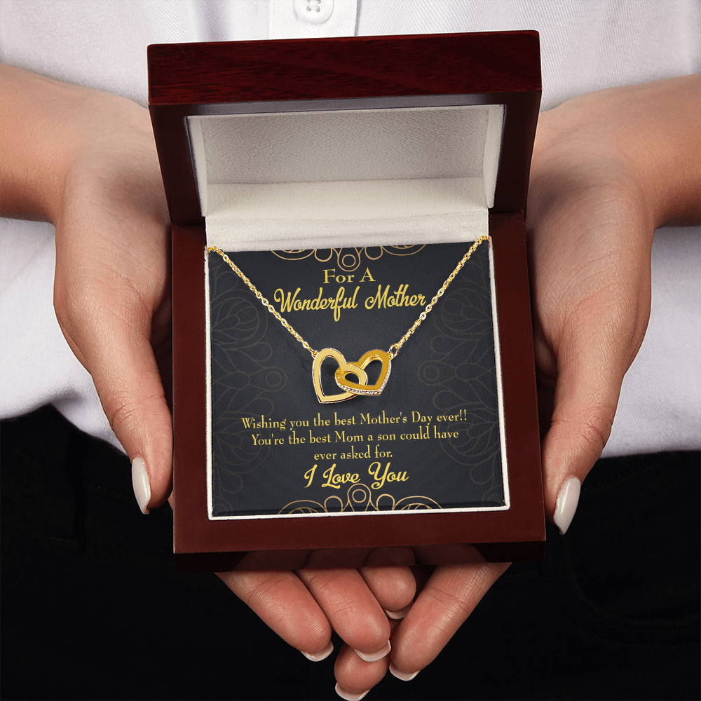 To Mom Wishing You Inseparable Necklace-Express Your Love Gifts