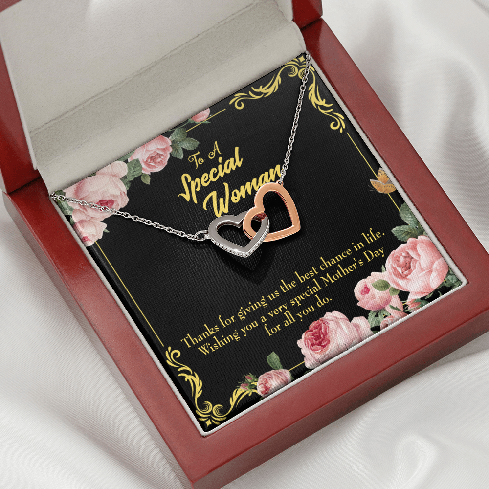 To Mom Wishing You Mom Inseparable Necklace-Express Your Love Gifts