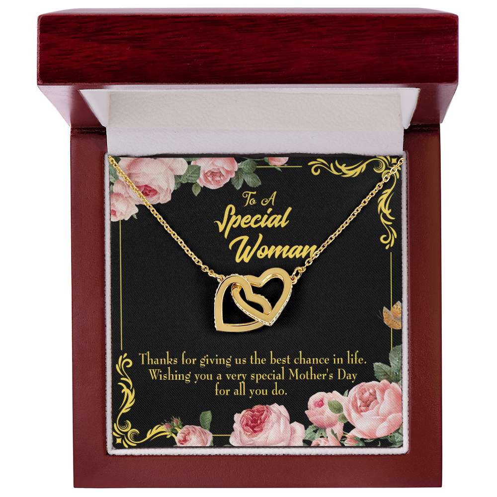 To Mom Wishing You Mom Inseparable Necklace-Express Your Love Gifts