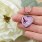 To Mom With Love Necklace Stainless Steel or 18k Gold Heart Pendant 18-22"-Express Your Love Gifts