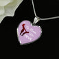 To Mom With Love Necklace Stainless Steel or 18k Gold Heart Pendant 18-22"-Express Your Love Gifts