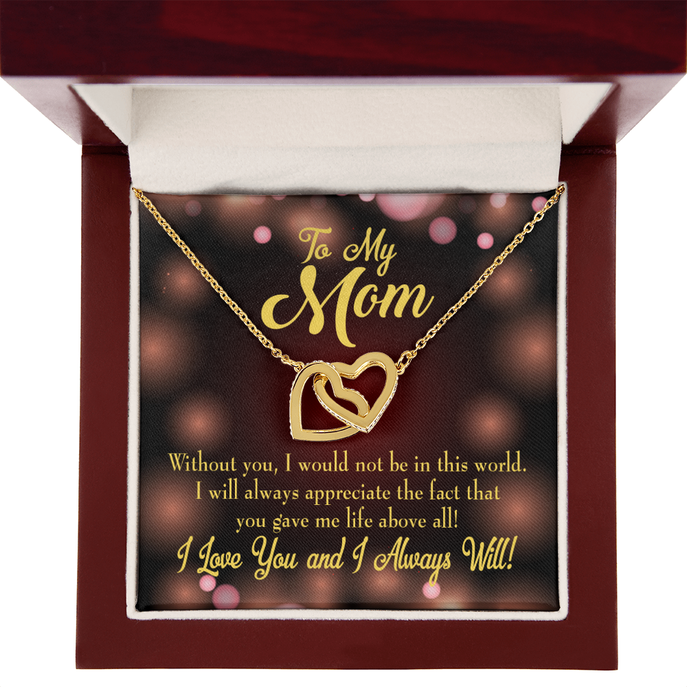 To Mom Without You Inseparable Necklace-Express Your Love Gifts